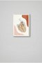 Hands and Flower White Wooden Framed Mdf Painting - Single Line Minimal Bathroom Decor Huhu3263 - Single Painting White Frame - 2