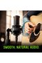 SM4 Studio Recording Microphone, XLR Home Studio Condenser Mic Optimized for Soft Vocals to Loud Instruments with Mix-Ready Audio - All-Metal Construction (SM4-K) - 6