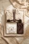 Baby Teddy Bear Hooded Quilted Jacket, Cotton Bodysuit and Ribbed Bottom Tracksuit 3-Piece Combination Set - Ek - 4