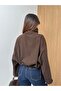 Women's Lace-Up Stand Collar Buttoned Jacket - 5