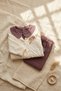 Flora Soft Touch Baby Girl 3-Piece Set - Jacquard Cardigan, Baby Collar Floral Embroidered Bodysuit and Trousers Combination - 7