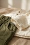 Terra Muse Baby Muslin Set - 100% Cotton Breathable High Collar Shirt and Khaki Pants Combination - 4