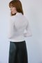 Padded Long Sleeve White Shirt - 6