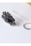 Blue Gemstone Statement Ring - 5