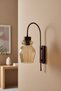 Petal Honey Glass Cherry Rotten Body Wall Sconce Wall Lamp Modern Hotel Cafe Vintage Living Room Bedroom Staircase Retro - 6