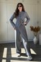 Selanik Fabric Buttoned Cardigan Trouser Set - 6