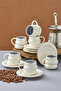 Velmont 6-Person 90 ml Porcelain Coffee Cup Set Ckr4603 - 3