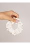 Set of 3 Satin Buckle Scrunchies (Pink-Salmon-Cream) - 6