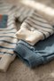 Wild Lion Striped 2-Piece Baby Boy Set - 100% Cotton Modern Safari Design - 2