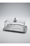 Optical Glass Nickel Handle Baton Cake Stand (16.5X28.5X14 cm)