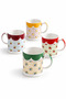 Fruit Patterned Porcelain Mug – Decorative Coffee and Tea Cup with Colorful Details - 5