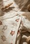 Tinypaws 100% Cotton 3-Piece Baby Boy Set - Teddy Bear Patterned Kimono Bodysuit, Pants with Booties, and Hat - 6