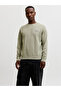 Khaki JJEARCHIVE Logo Print Crew Neck Sweatshirt - 2
