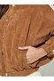 Khaki Side Stripe Bomber Jacket - 5