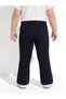 Baby Girl Black Pintuck Details Ponte Knit Flared Leggings - 4