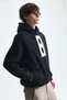 Number Printed Oversize Sweatshirt - 6