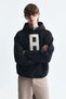 Number Printed Oversize Sweatshirt - 2