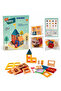 3D Magnetic 24-Piece House Building Set – Magnetic Villa Building Blocks Educational Toy with Figures for Ages 3+ - 3
