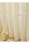 1-Piece Textured Non-Blackout Curtain, 140x260cm Beige - 7
