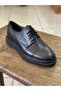 3872 Black Genuine Leather Lace-Up Casual Classic Men's Shoes - 2