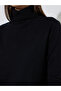 Black Turtle Neck Soft Touch Knit Sweater Top - 4
