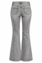 Low Waist Lycra Comfortable Fit Full Length Flare Jean Pants with Mini Pockets - 6