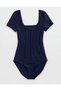 Aerie SMOOTHEZ Short Sleeve Square Neck Bodysuit - 3