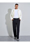 Off White Solid Double Pocket Shacket - 2