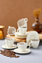 Luneth 6-Person 90 ml Porcelain Coffee Cup Set Ckr4604 - 3