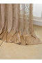 1-Piece Patterned Sheer Curtains, 140x260cm, Tan - 3