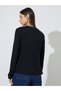 Black Long Sleeve Slogan T-Shirt - 5