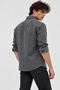 Black Snow Wash Premium Tok Fabric Double Pocket 90S Men's Denim Jeans Shirt - 3
