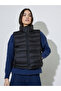 Black Short Length Padded Gilet - 3