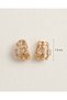 Rugiada Drop and Baguette Zircon Stone Multi-Looking Ring Steel Xuping Earrings - 4
