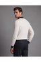 Men's collar zippered shirt collar knitwear - 2