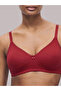 Red Solid Cotton Non-Padded Comfort T-Shirt Bra - 4
