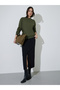 Olive Regular Fit Long Sleeve Sweatshirt - 2