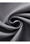 1-Piece Plain Black-Out Curtains, 132x274cm/40, Grey - 3