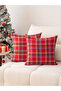 Pack of 2 - Plaid Cushion Cover, 45x45cm