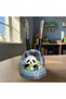 Cute Panda Water Pen Holder – Mini Snow Globe Effect Desk Decor (8 cm) - 3