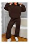 Women's Oversize Hooded Rubberized Legging Track Suit - 2