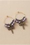 Handmade Beaded and Metal Detailed Hoop Earrings - 3