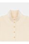 Stand Collar Snap Knitwear Sweater - 4