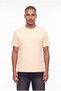 Men's Basic Relaxed Thin Cotton T-Shirt Light Yellow