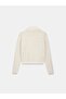 Wool Blend Zippered Knitwear Cardigan - 6