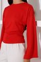Women's Modal Crew Neck Long Sleeve Blouse - 3