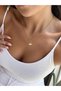 Steel Vip Series Tarnish Resistant Zircon Stone Marquise Necklace Stone Necklace
