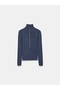 Stand Collar Snap Knitwear Sweater - 4