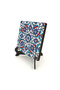 Rüstem Paşa Camii Iznik Tile Pattern Printed Wooden Tabletop 10X10 1G-Çinirpc26