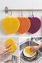 ®   Heart-Shaped Silicone Dishwashing Mat – Multi-Purpose Kitchen and Bathroom Sponge - 4